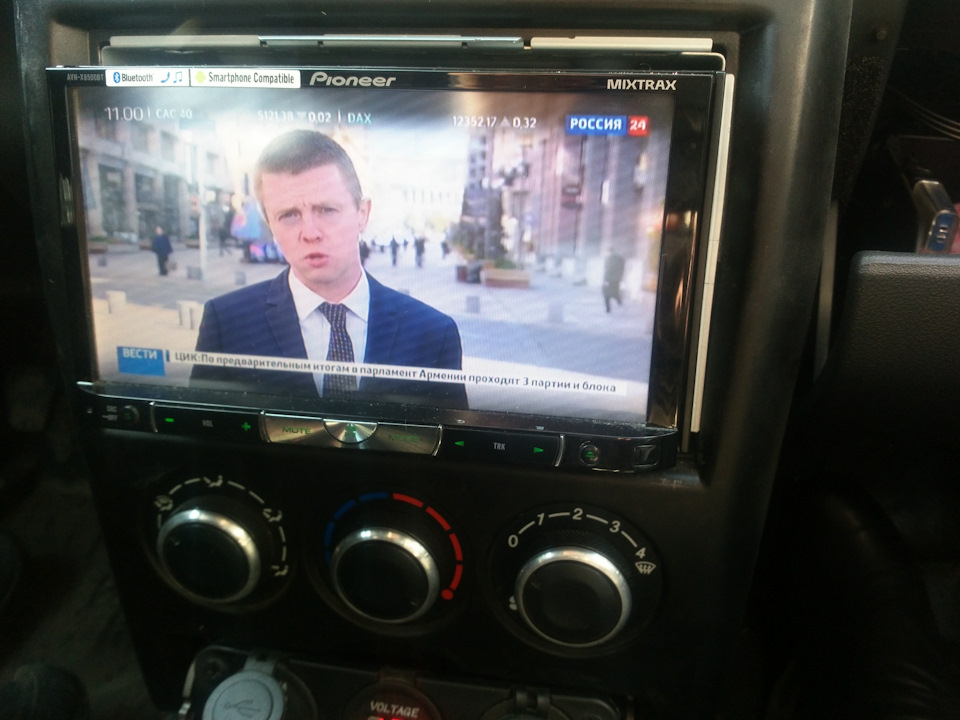 Авто тв тюнер цифровой pioneer