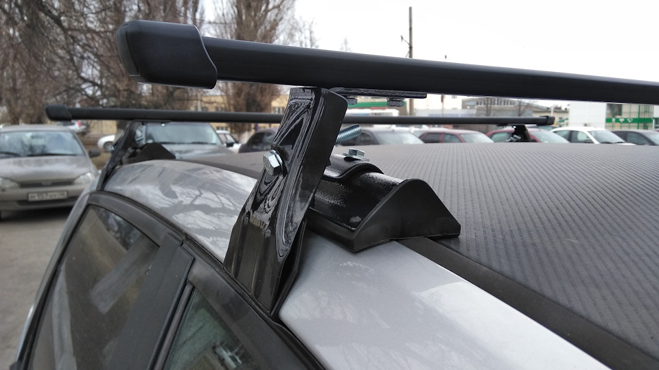 Багажник на крышу "Муравей Д1" — Ford Fiesta (Mk V), 1,4 л., 2008 года ...