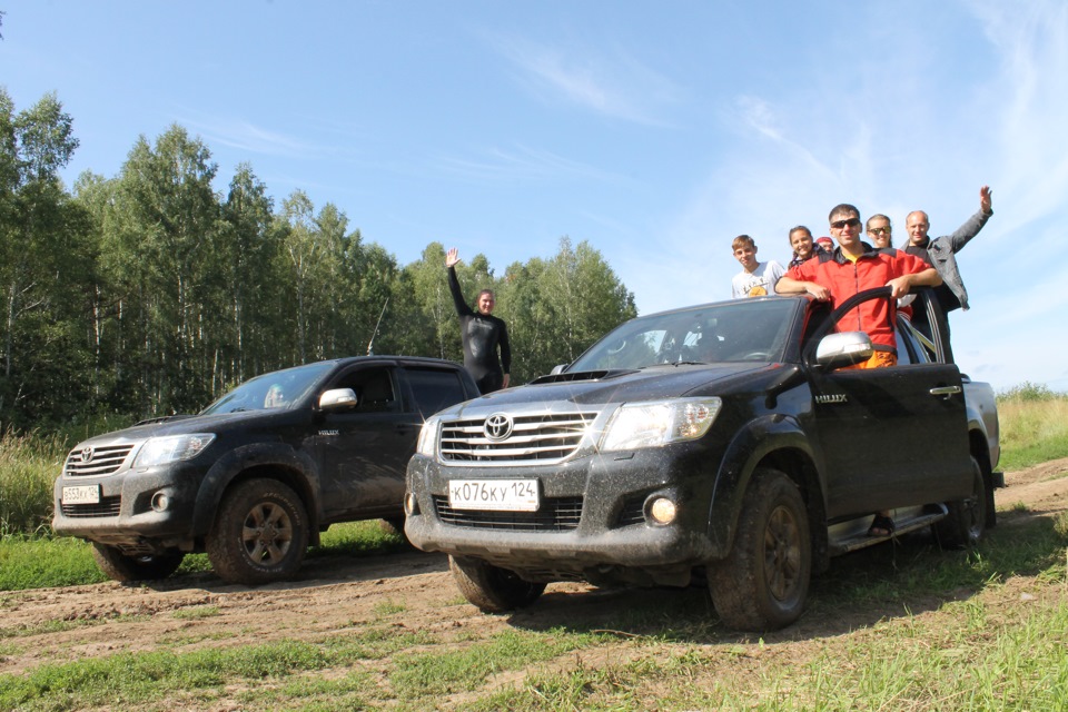 Используем пикап на пляже — Toyota Hilux (7G), 2,5 л, 2013 года ...