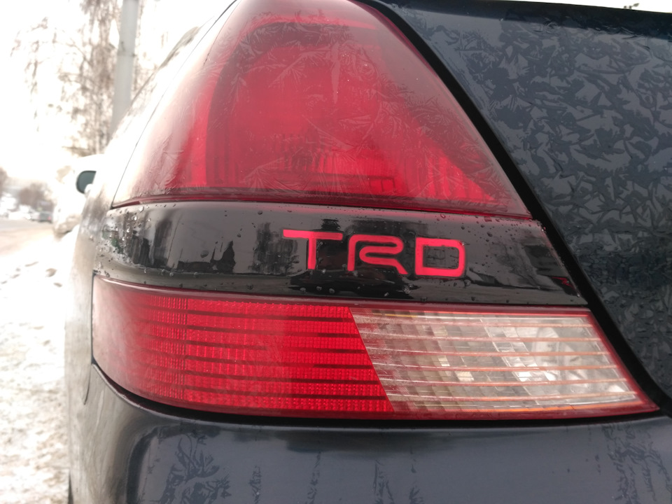Вставки трд в фонари ч.3 — Toyota Mark II (110), 2,5 л, 2001 года ...