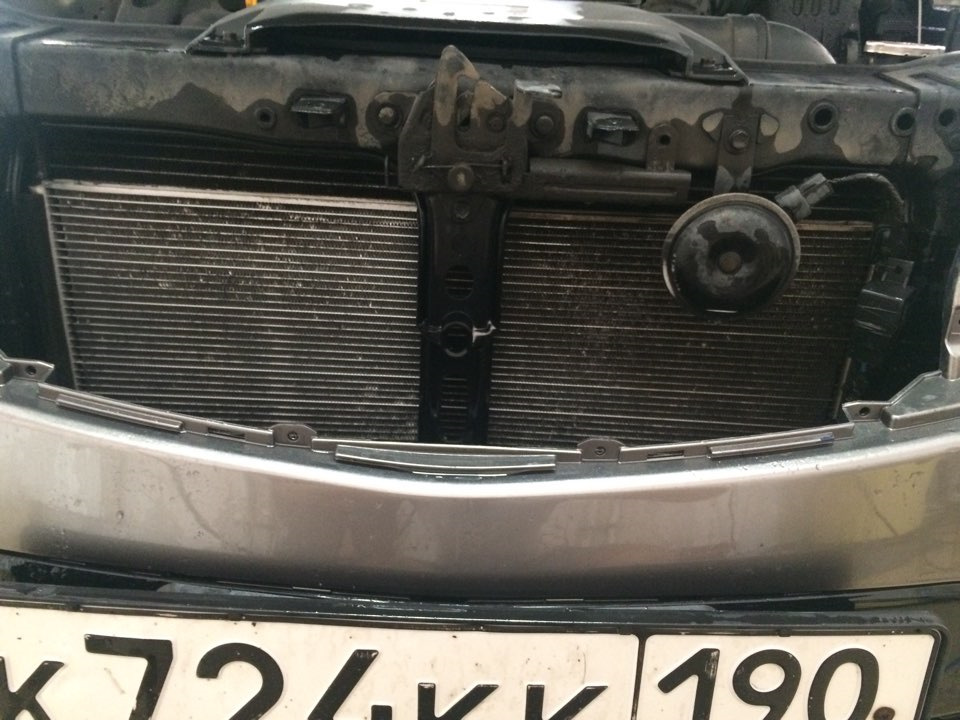 мойка радиатора и подкапотного пространства — KIA Cerato Koup (1G), 1,6 ...