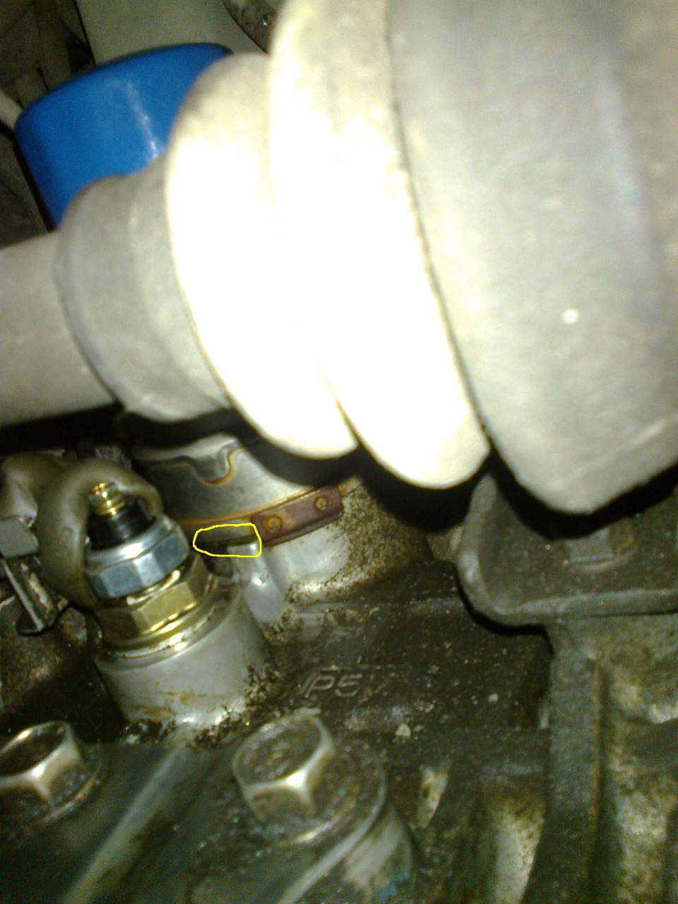 Давит масло из под радиатора охлождения масла — Honda Torneo, 2 л, 1999 ...