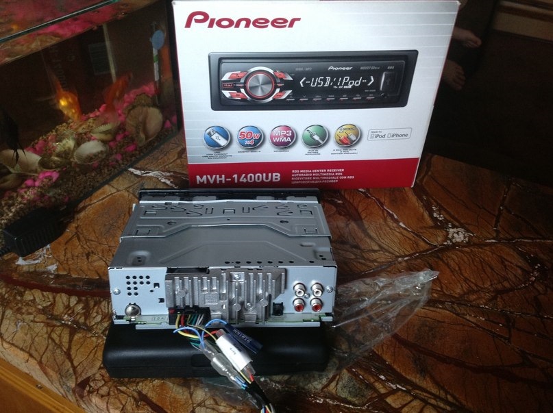 pioneer mvh 1400ub распиновка