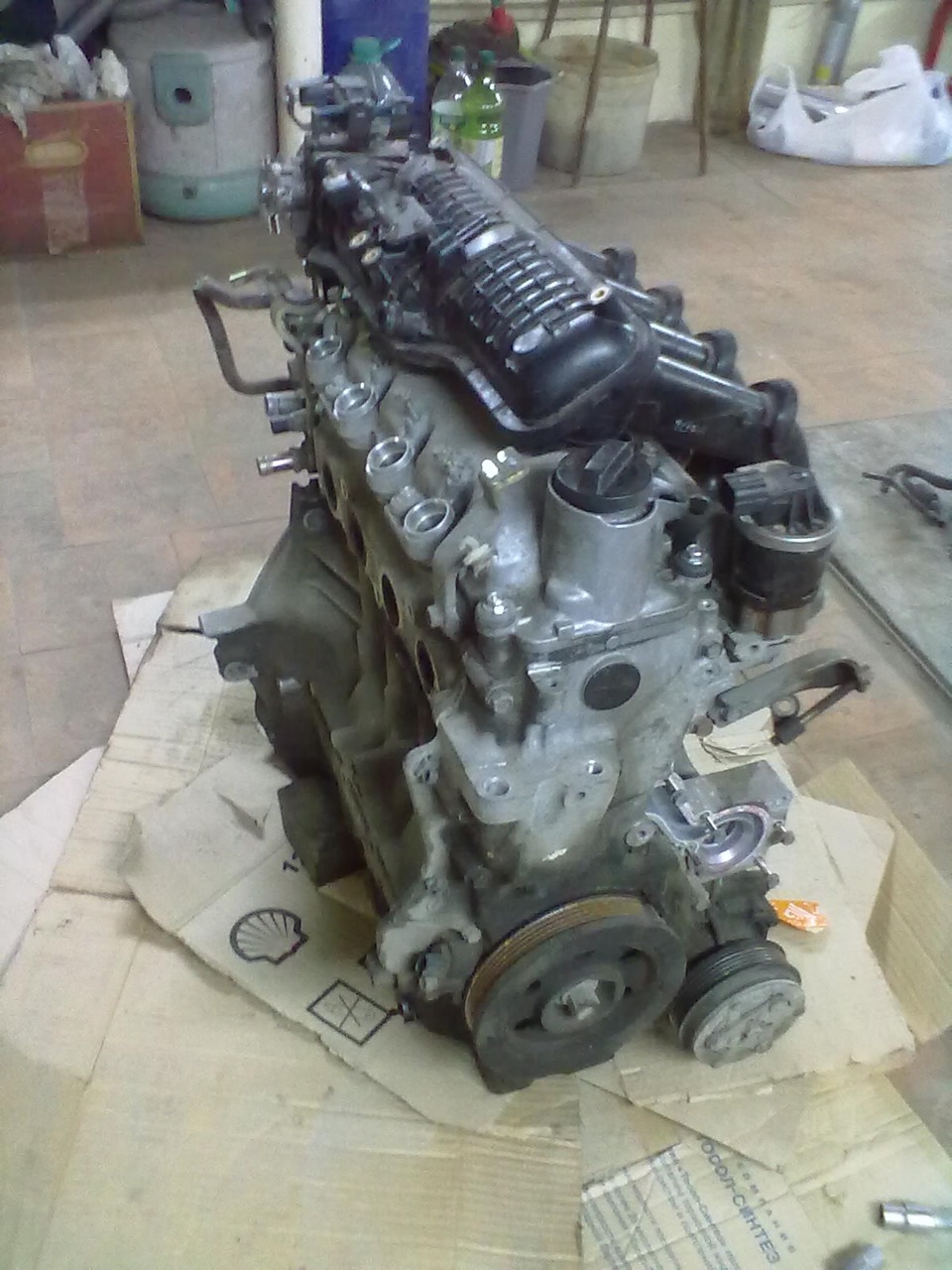 Мотор в разборе на хонду фит L13A, кузов GD1, часть первая. — Nissan ...