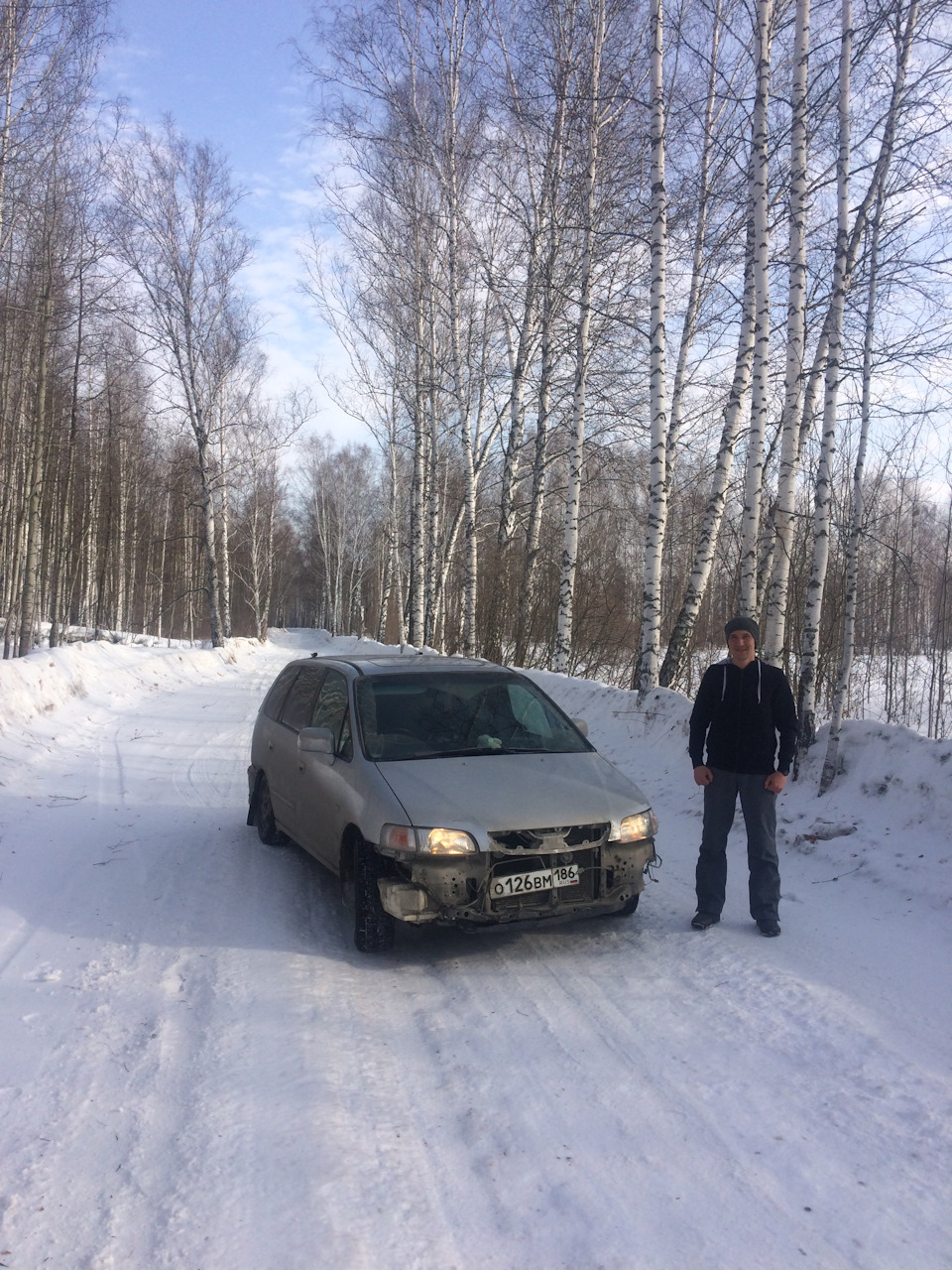 Сургут-Стрежевой-орловский зимник -Чаны-Новосибирск-Шерегеш — Honda Odyssey  (1G), 2,4 л, 1998 года | путешествие | DRIVE2