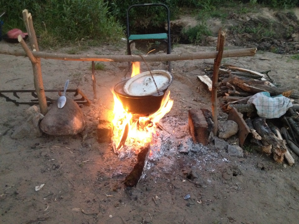 Палаточные места на оке