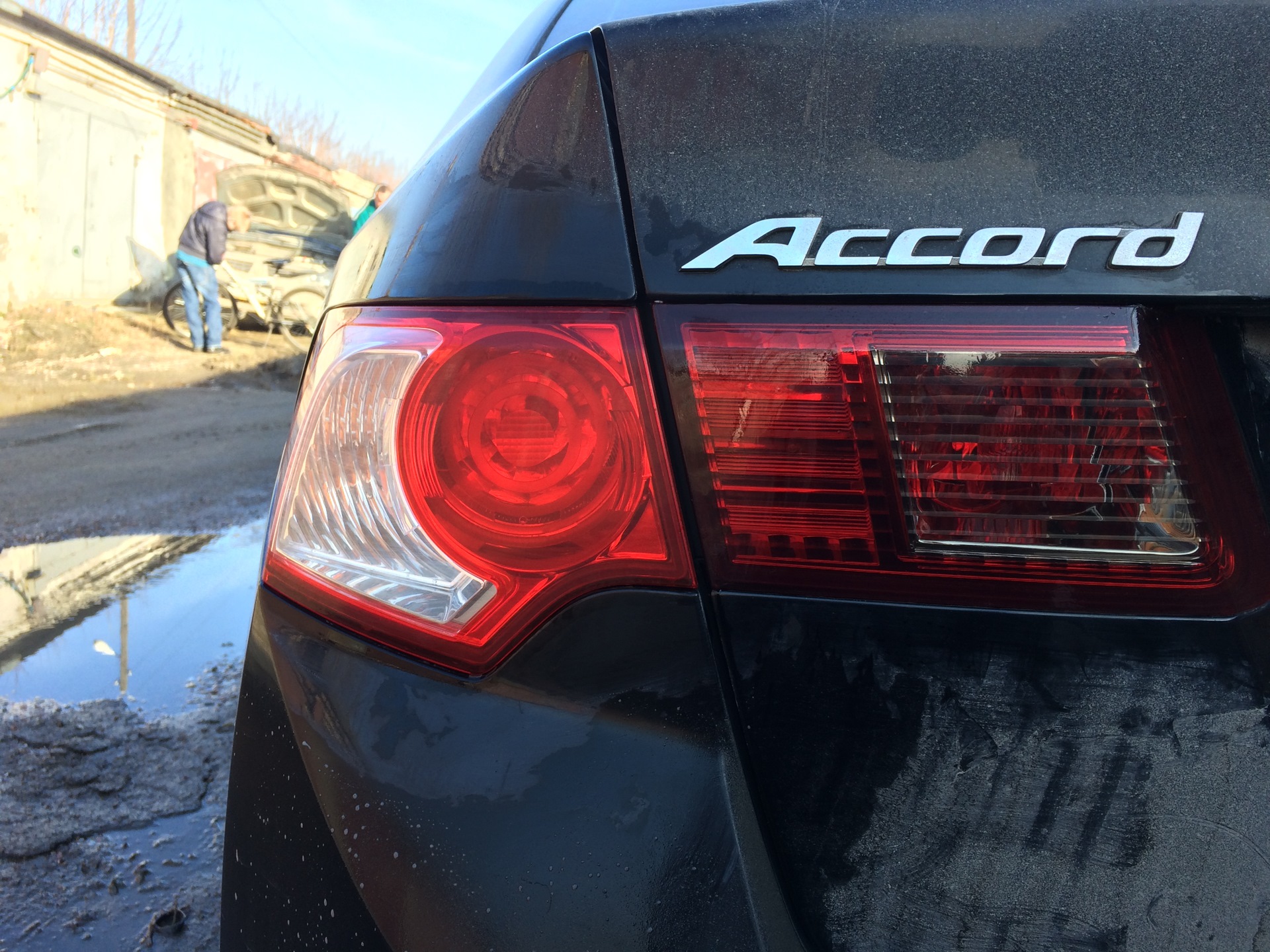 Как снять задние фонари аккорд 7 Притемняем задние фары - Honda Accord (8G), 2 л, 2008 года стайлинг DRIVE2