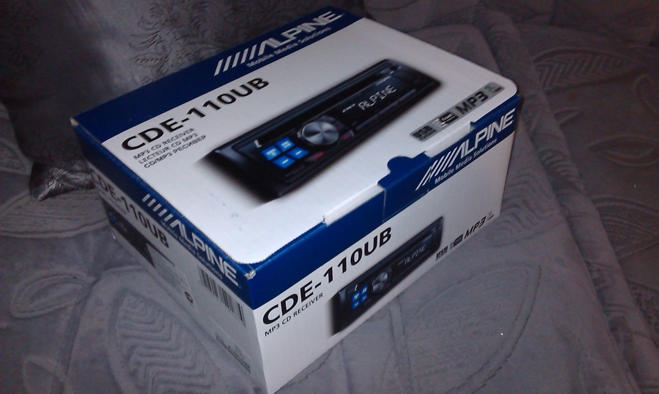 2. ALPINE DE-110UB — Lada 21073, 1,5 л, 2006 года | автозвук | DRIVE2