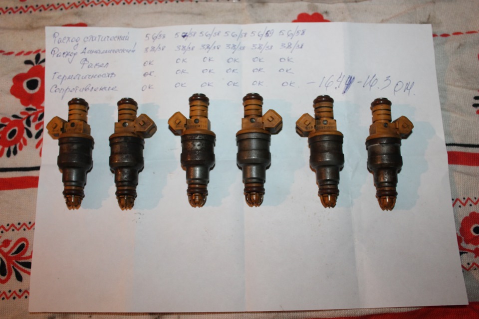 чистим форсунки — BMW 7 series (E32), 3 л, 1989 года | своими руками ...