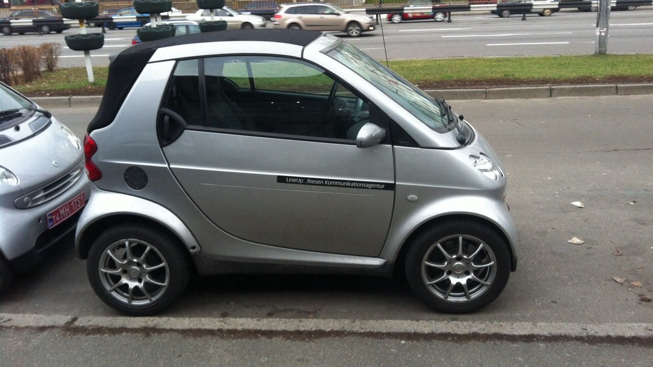 Smart fortwo (1G) 0.7 бензиновый 2005 | Cabrio sunray на DRIVE2