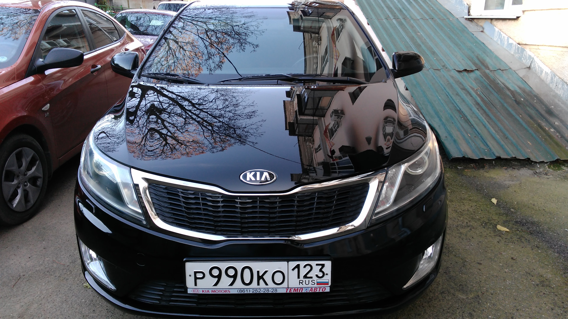 Kia Rio VS Hyundai Solaris — KIA Rio (3G), 1,4 л, 2013 года | стайлинг ...