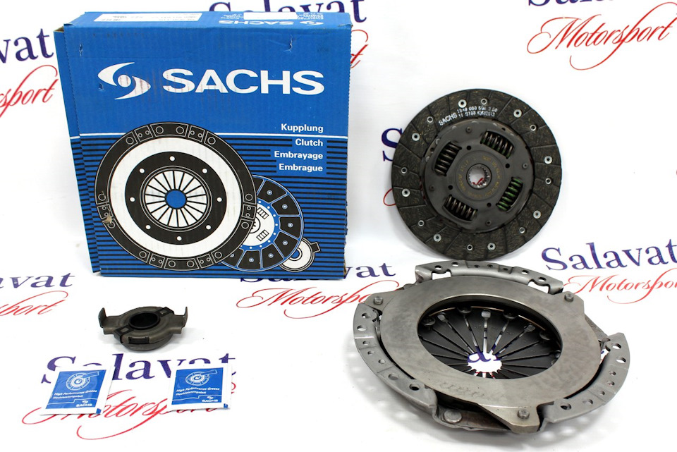 Комплект сцепления SACHS на ВАЗ 2114. — Lada 2114, 1,6 л, 2008 года ...