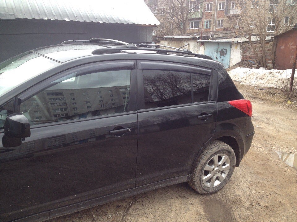 Долгожданная тонировка и небольшой подгончик — Nissan Tiida (1G), 1,6 л ...