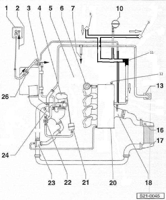 Пассат б5 схема вакуумных. Вакуумная система Фольксваген т5 1.9. Вакуумная система Фольксваген б5 1.8. Вакуумная система трубок Passat b4. Вакуумные трубки Фольксваген б 5 плюс.