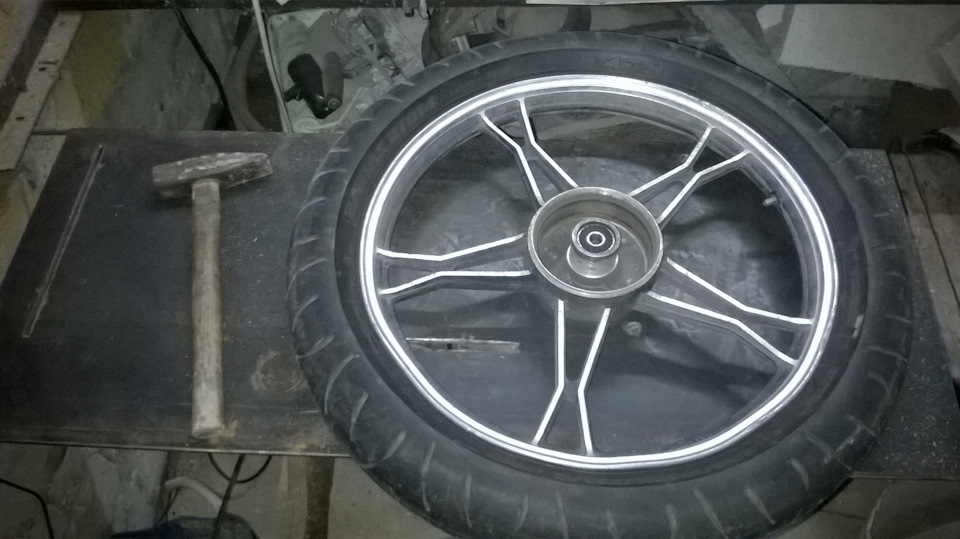 Японская резина на китайский мопед. Bridgestone 120/70/R17 — DRIVE2