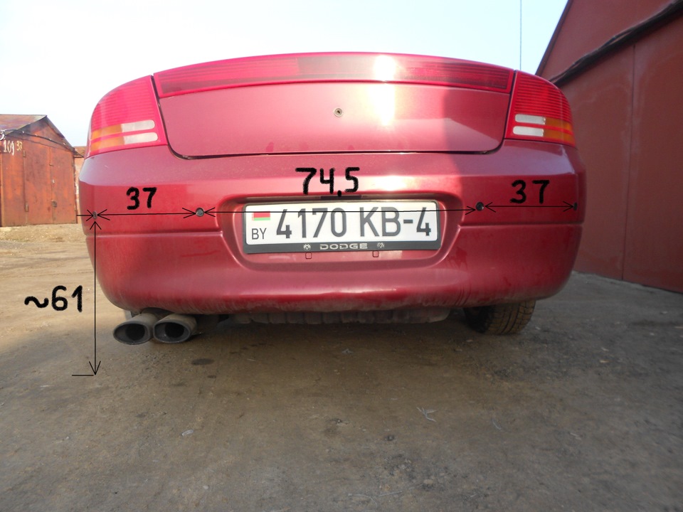 Установка парктроников — Dodge Intrepid II, 2,7 л, 1999 года ...