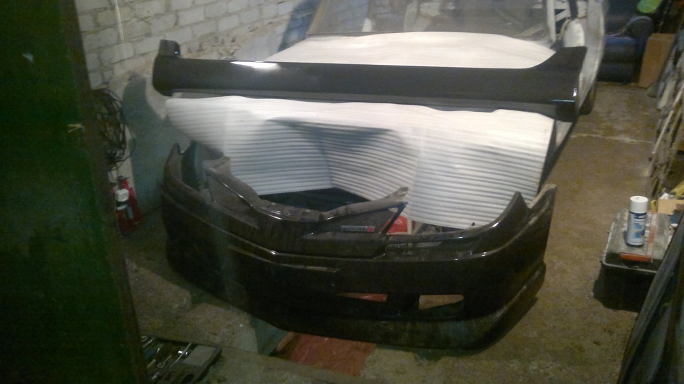Порог и бампер финал. — Nissan Primera (P12), 2 л, 2007 года | своими ...