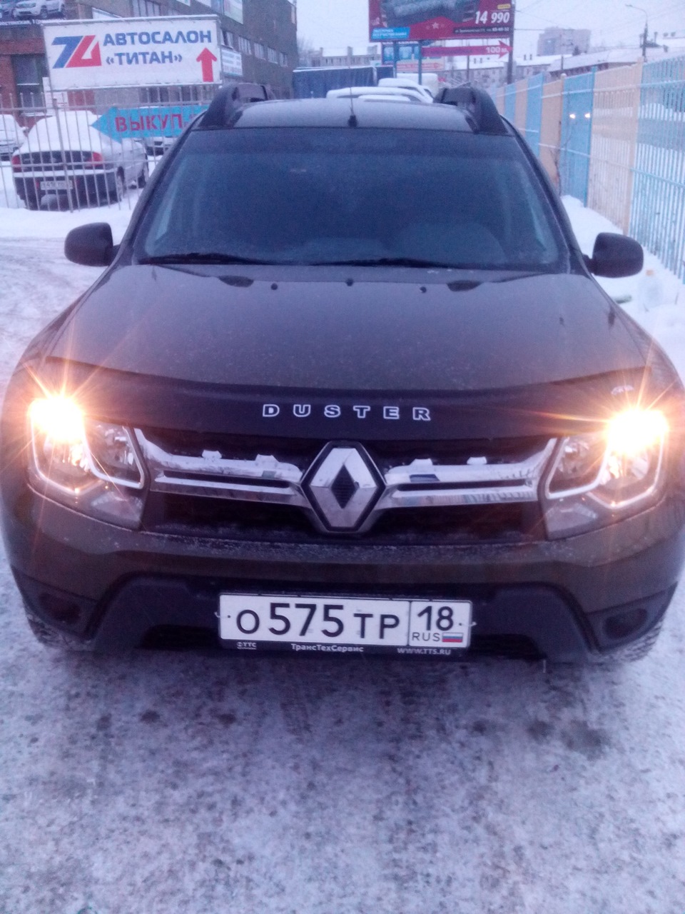 Установил ветровики и мухобойку пока тонировался — Renault Duster (1G ...
