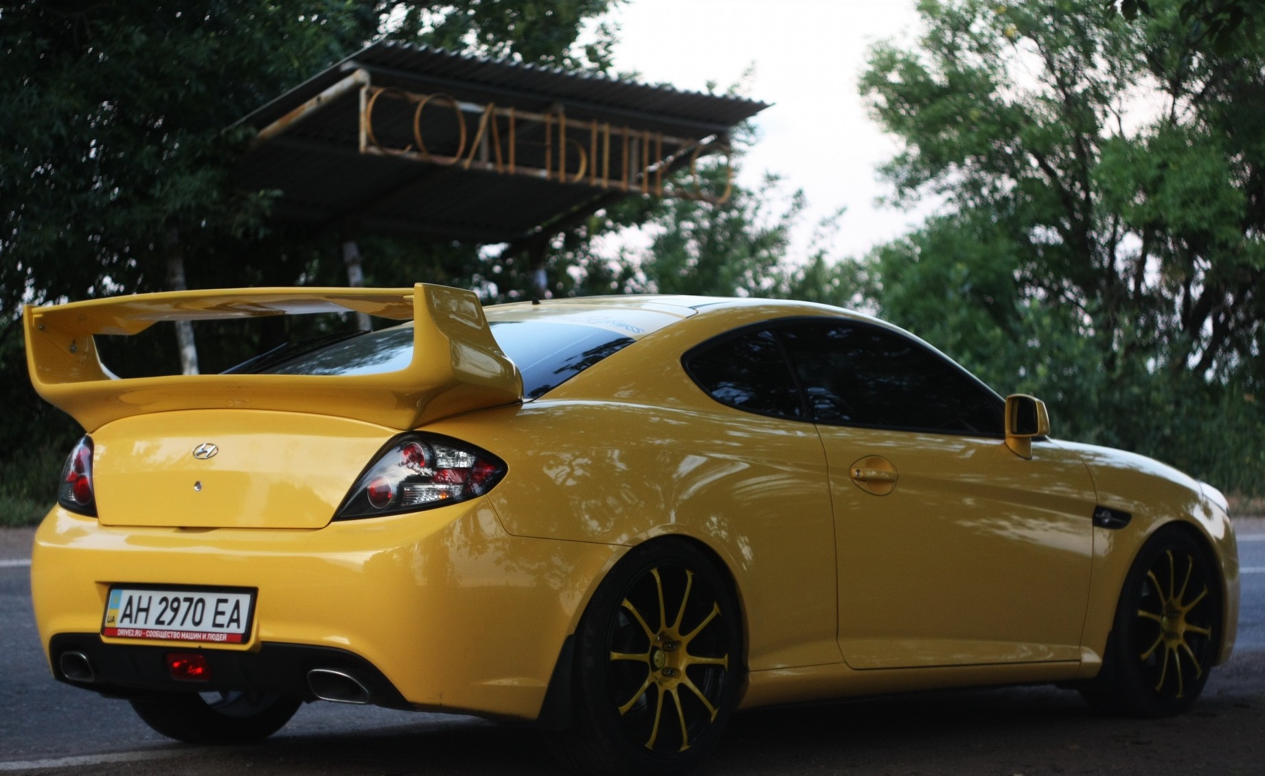 Спойлер Hyundai Coupe — DRIVE2