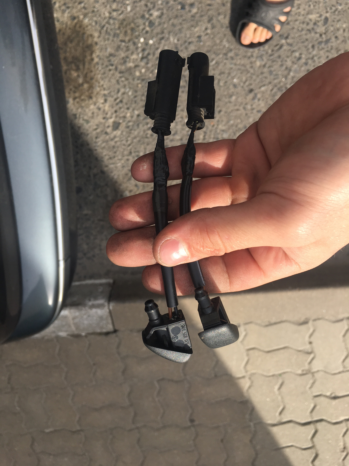 Веерные форсунки с подогревом — BMW 5 series (E39), 2,5 л, 2000 года ...