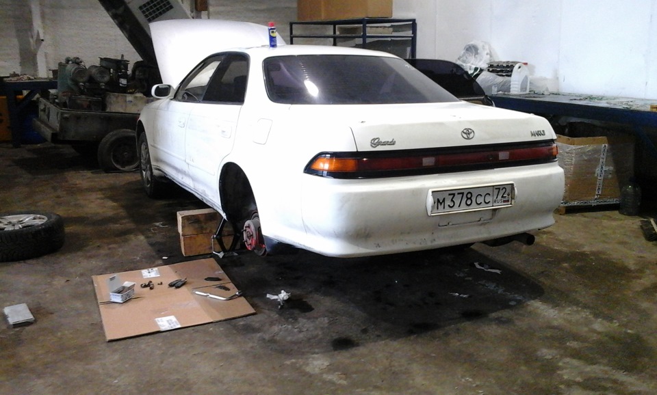 Колодки Tokico — Toyota Mark II (90), 2 л, 1993 года | расходники | DRIVE2