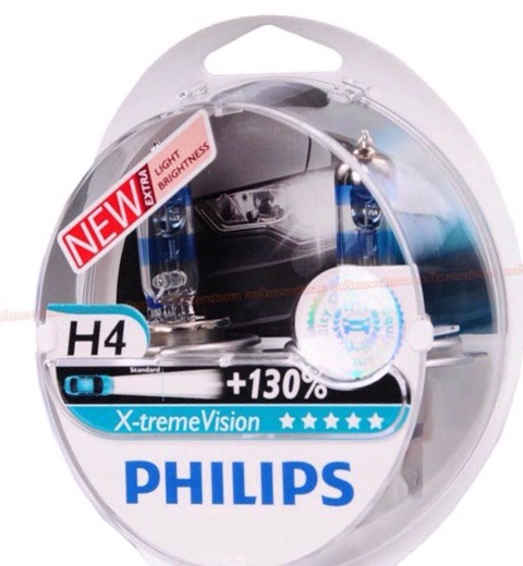12342XVS2 Лампа H4 12В 60/55Вт X-tremeVision, 2шт PHILIPS | Запчасти на ...
