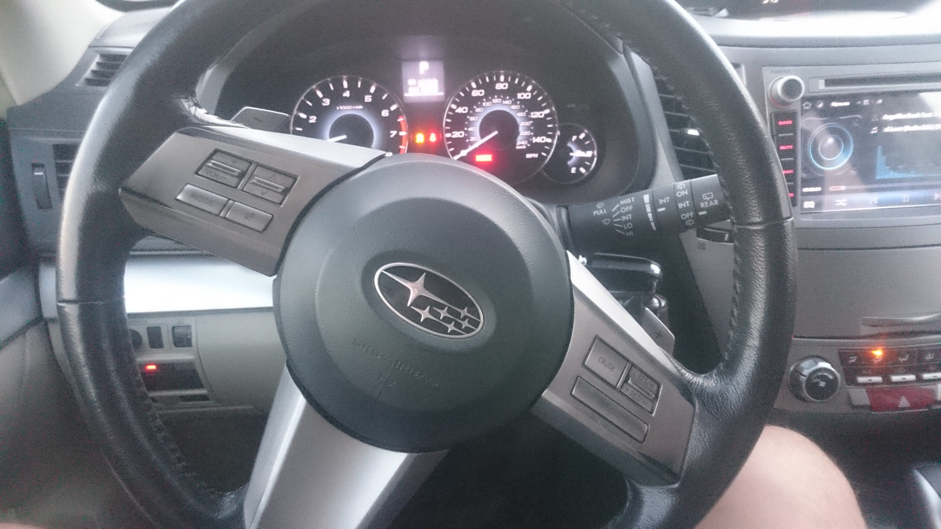 Как снять руль субару аутбек Загорелись значки на панели - Subaru Outback (BR), 2,5 л, 2010 года поломка DRIV