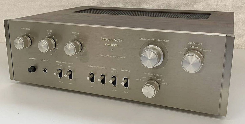 ONKYO 1971-72: A-722 / 7022, A-755 / 7055, A-766, A-550