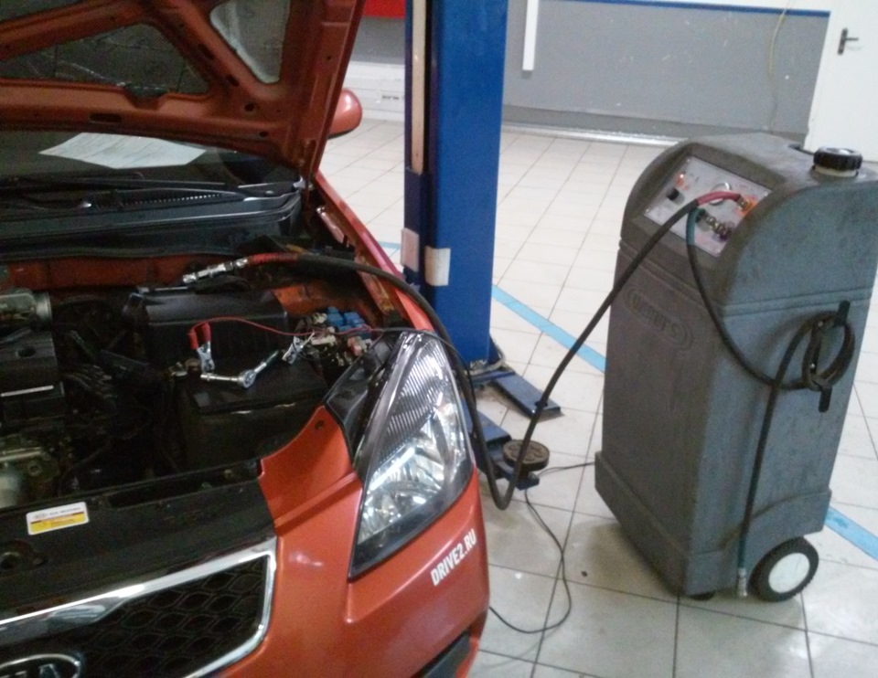 Промывка инжектора и замена свечей зажигания. — KIA Rio (2G), 1,4 л ...