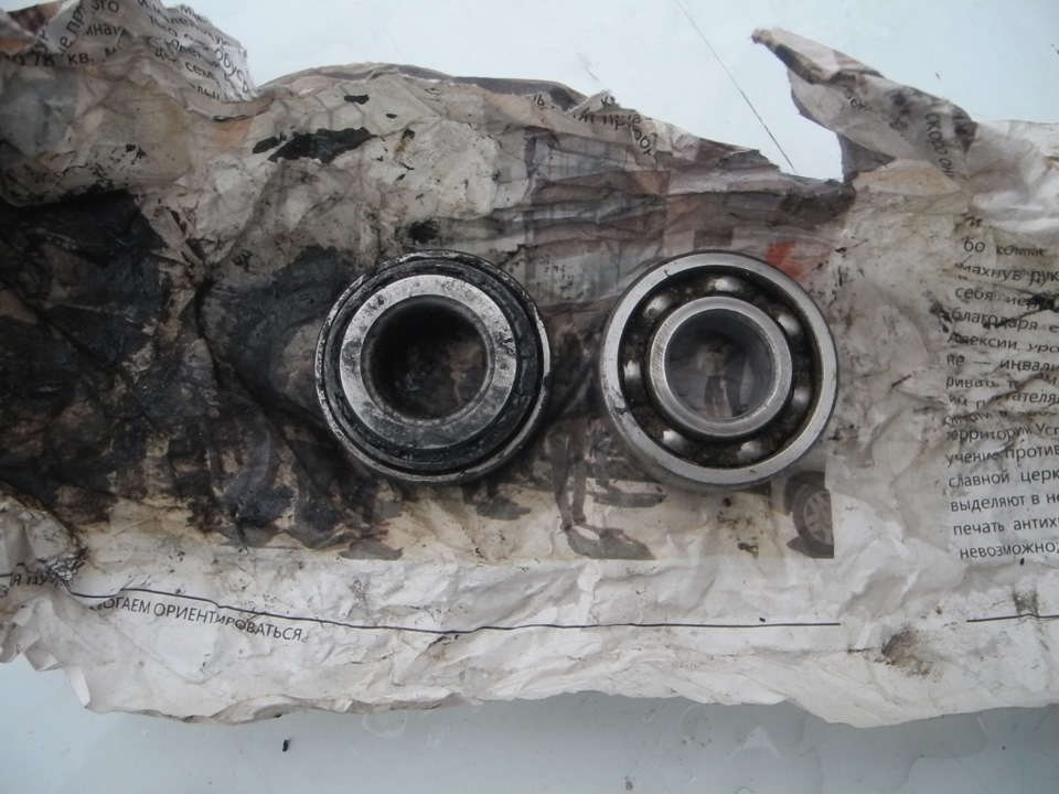 Переход с роликовых подшипников на шариковые.КАЛХОЗ версия ...