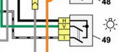 Схема подключения переключателя света ваз 2107