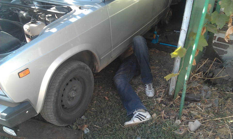 Замена заднего тормозного цилиндра 2107. — Lada Калина седан, 1,6 л ...