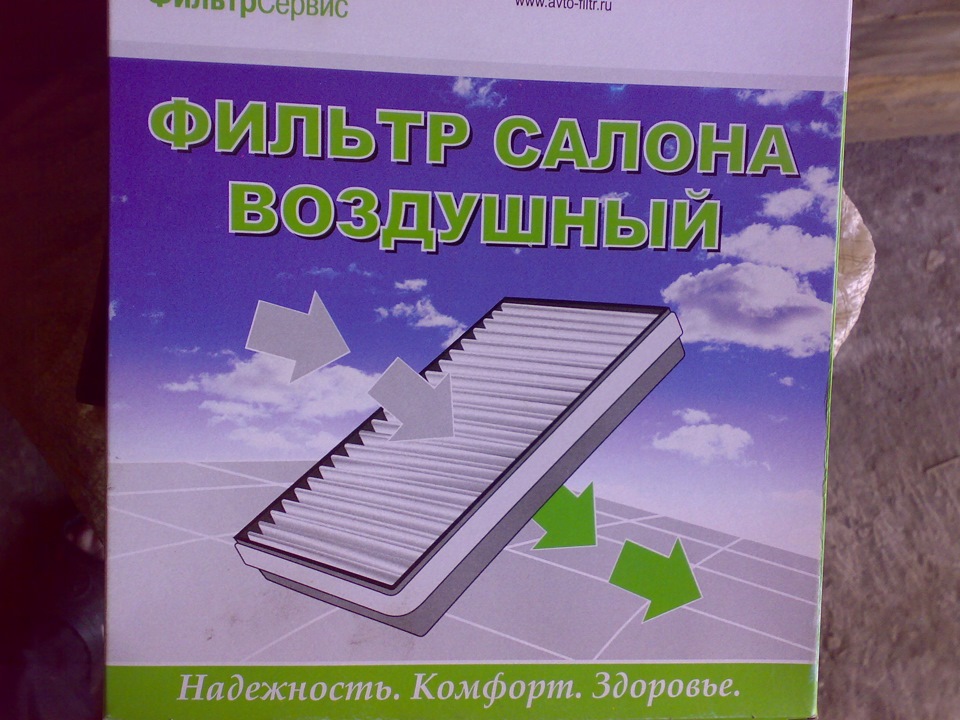 Салонный фильтр — Lada Приора седан, 1,6 л, 2009 года | своими руками ...
