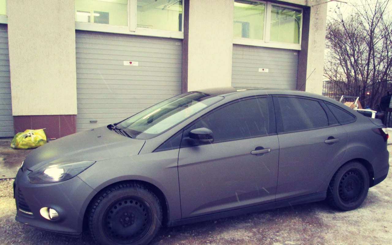 Ford Focus 2 матовый хаки