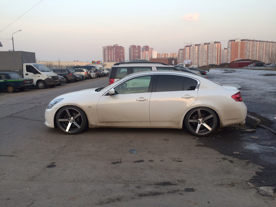 Пружины занижение infiniti g25