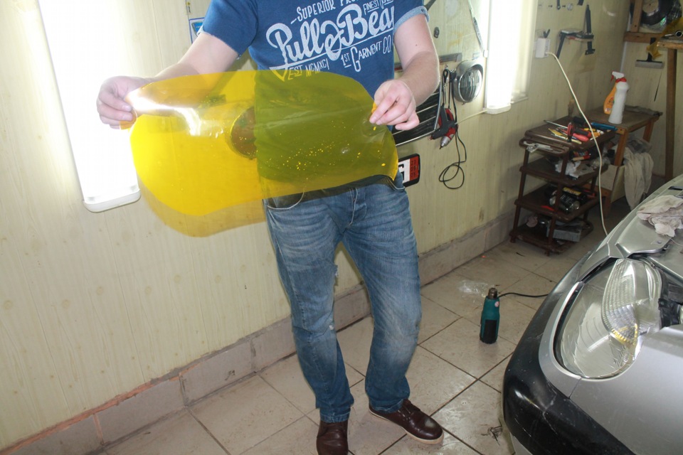 тонировка фар — Chevrolet Niva, 1,7 л, 2005 года | другое | DRIVE2