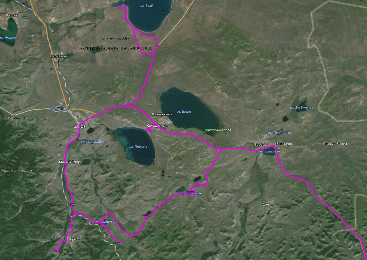 Спутник карта хакасии