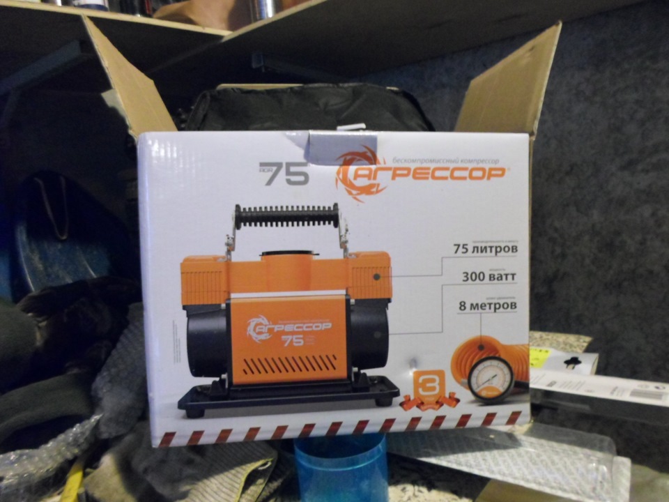 компрессор АГРЕССОР 75 — Chevrolet Niva (1G), 1,7 л, 2013 года ...