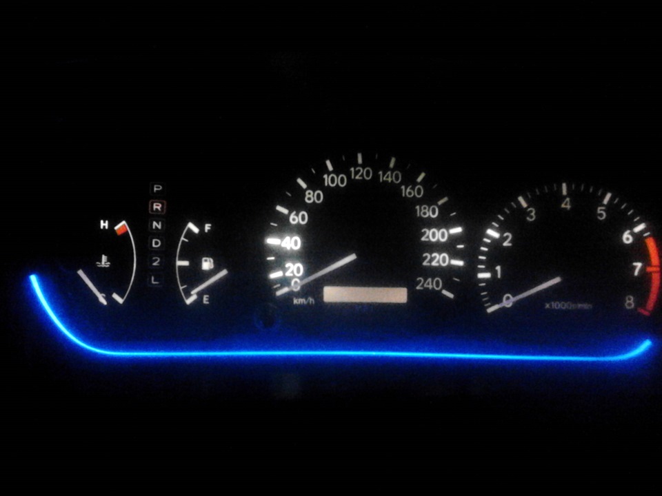 Замена лампочек в приборной панели, на светодиодные 2 — Toyota Camry ...