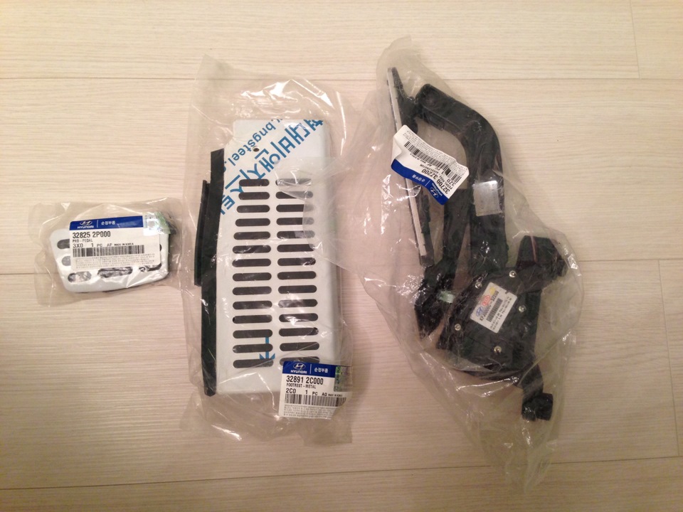 Замена педалей — Hyundai i40, 2 л, 2015 года | аксессуары | DRIVE2