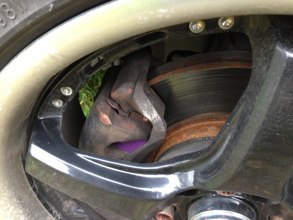 Заменил тормозные диски с колодками. — Honda Accord Coupe (6G), 2 л ...