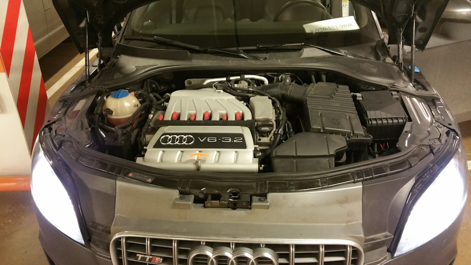 Мытье двигателя — Audi TT (2G), 3,2 л, 2007 года | мойка | DRIVE2