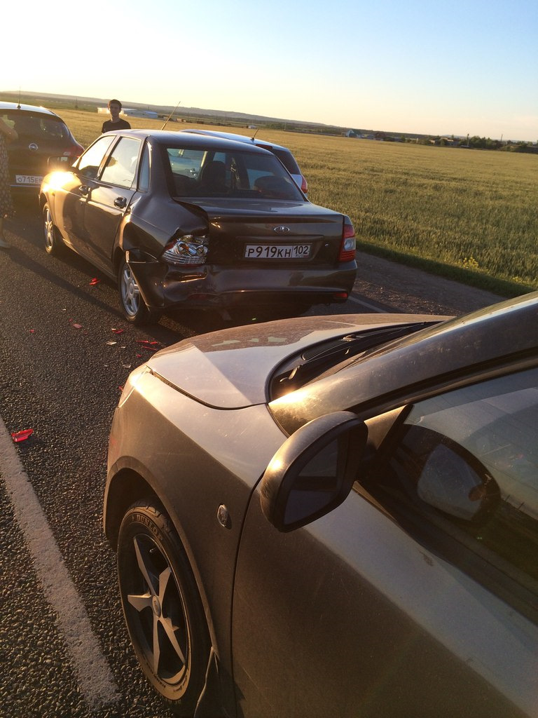 ДТП 04.06.2014- Восстановление по КАСКО 20.08.2014 — Продажа 17.05.2016 —  Lada Приора седан, 1,6 л, 2013 года | другое | DRIVE2