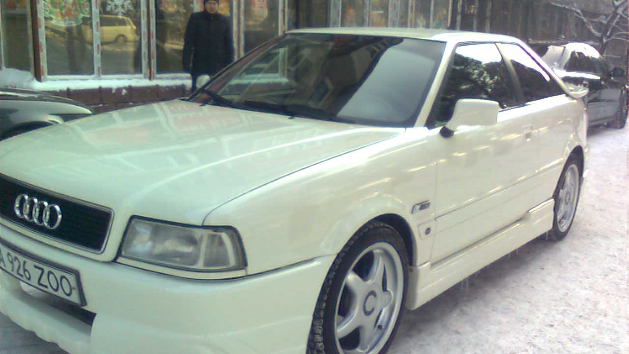 Audi Coupe (89,8B) 2.3 бензиновый 1992 | белый жемчуг на DRIVE2