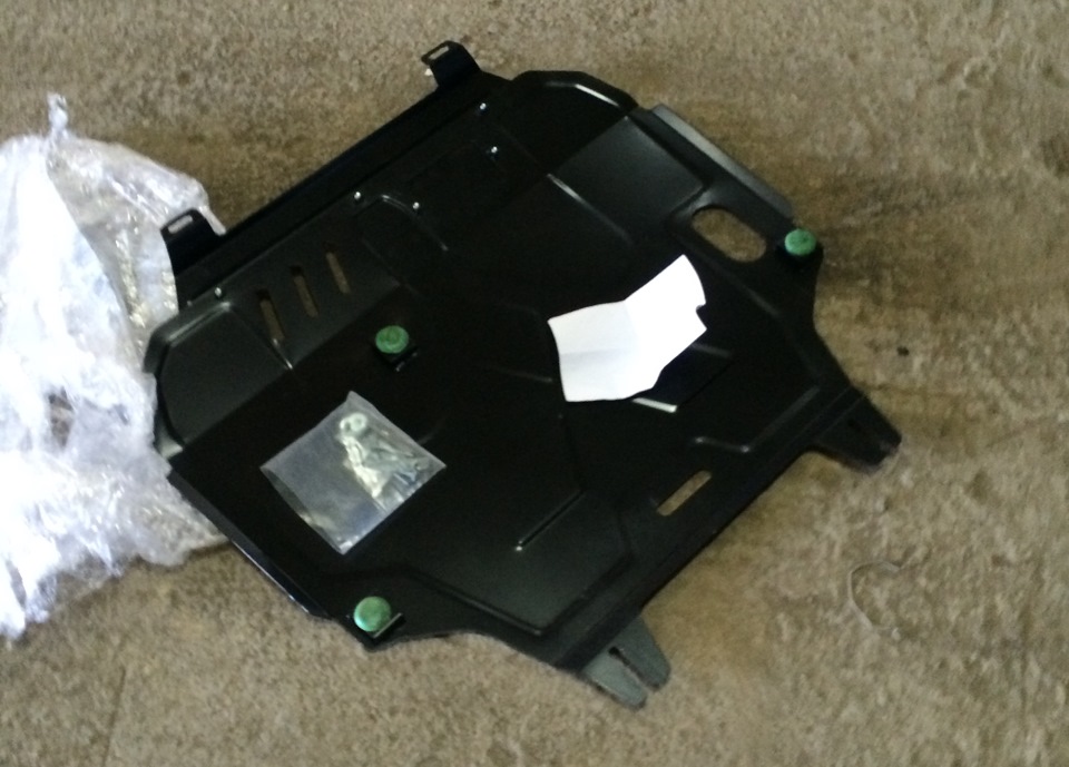 Защита картера — Mitsubishi Lancer X, 1,6 л, 2012 года | аксессуары ...