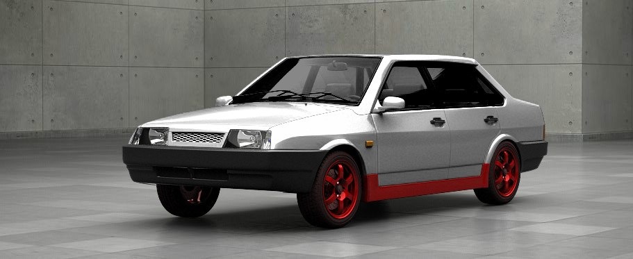 3D Tuning 21099 - Lada 21061, 1,6 л, 2001 года тюнинг DRIVE2