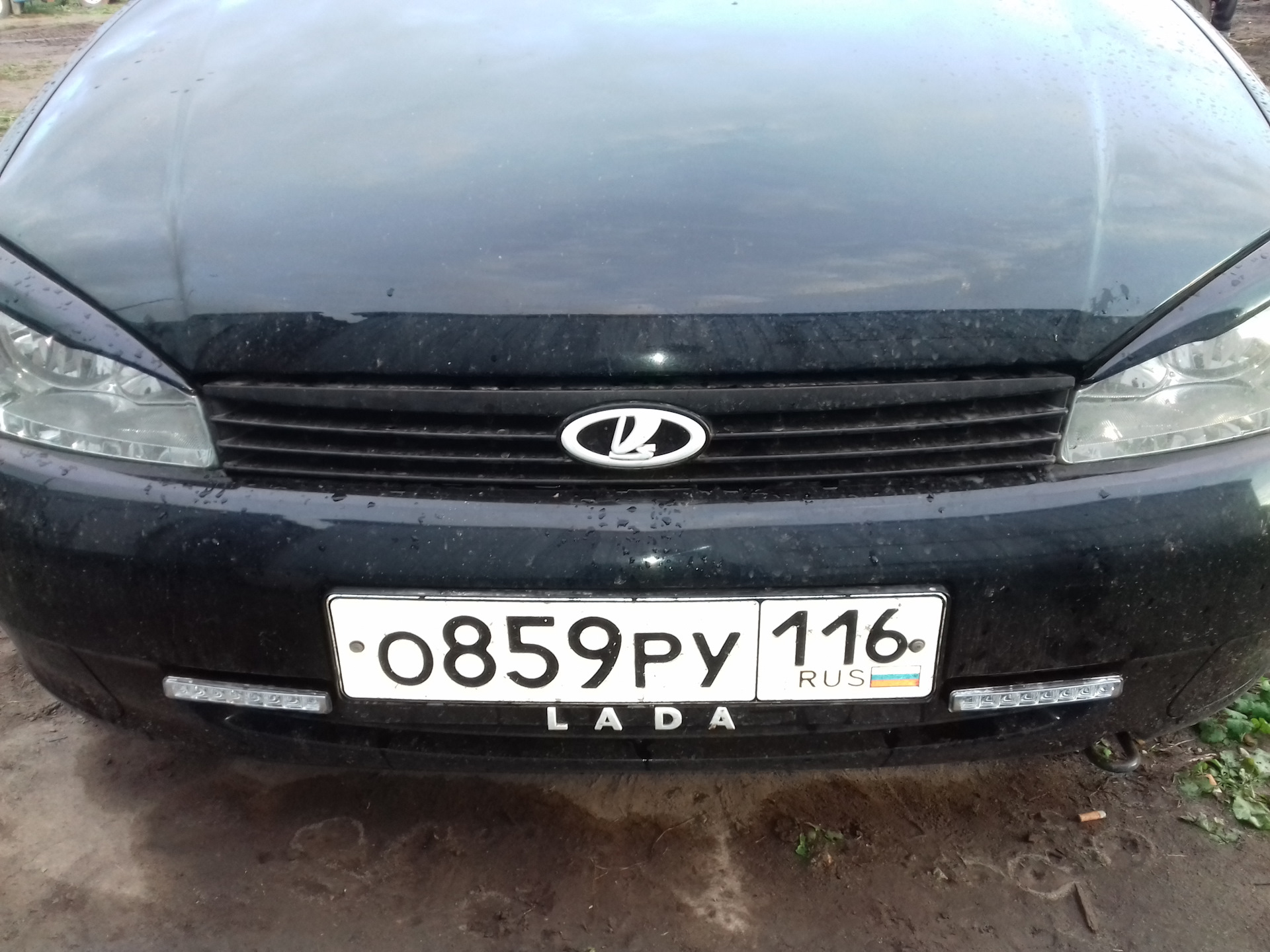 установил ДХО — Lada Калина хэтчбек, 1,6 л, 2011 года | аксессуары | DRIVE2