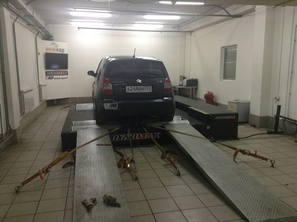 Замер мощности. — Citroen C2 VTS, 1,6 л, 2008 года | наблюдение | DRIVE2