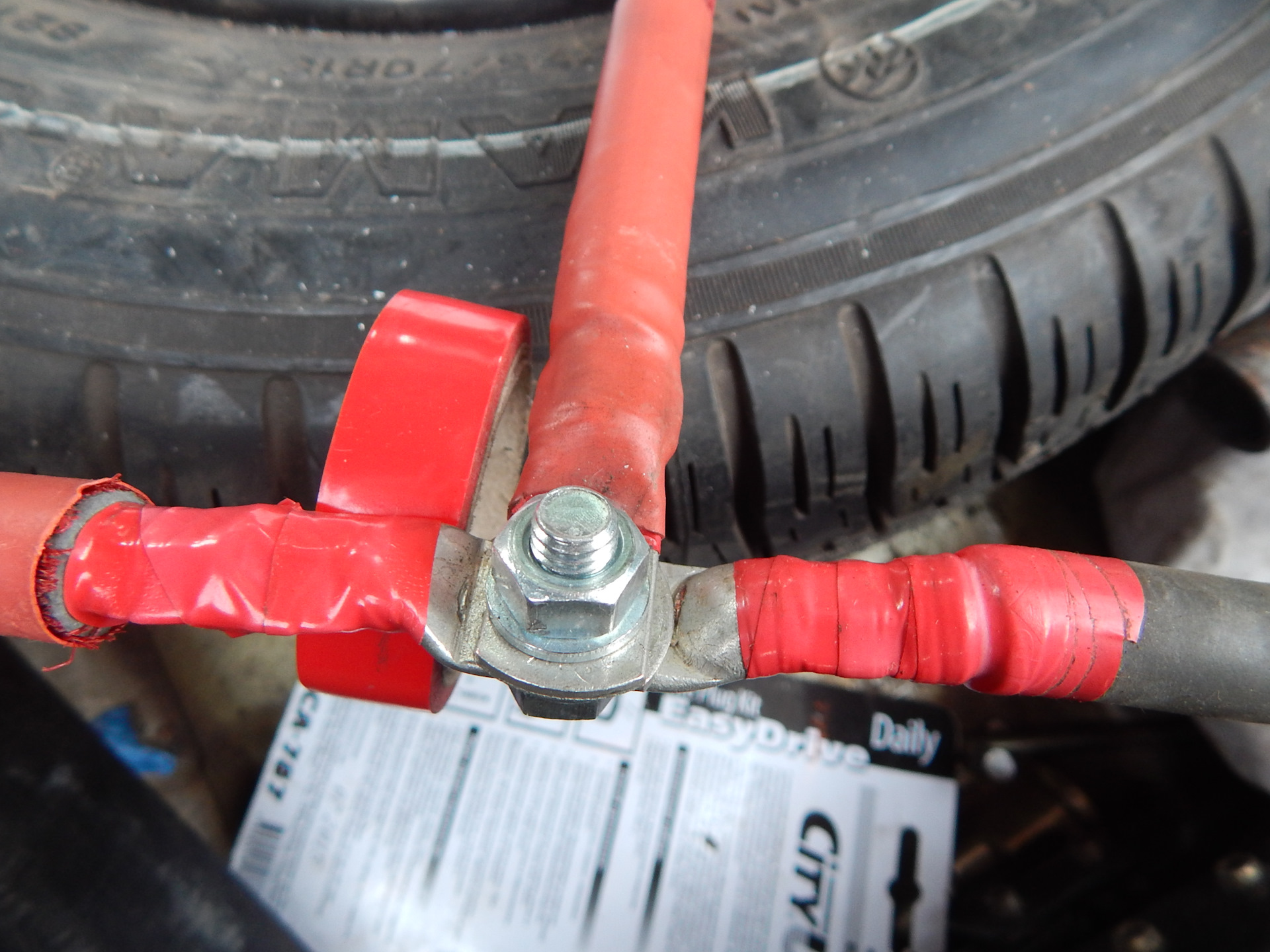 Силовые провода кг35 — Hyundai Accent (2G), 1,5 л, 2005 года ...
