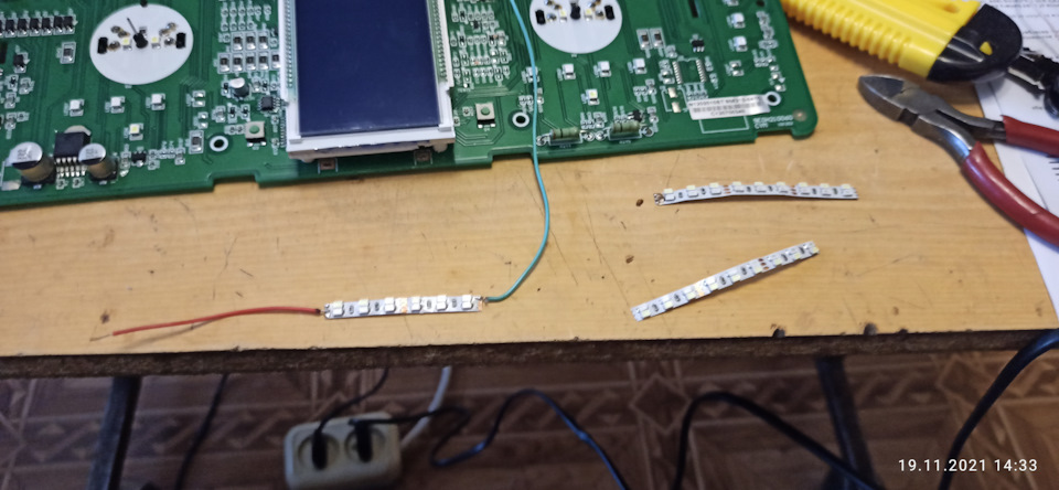 Замена светодиодов в подсветке дисплея на панели приборов — Lifan 620 ...